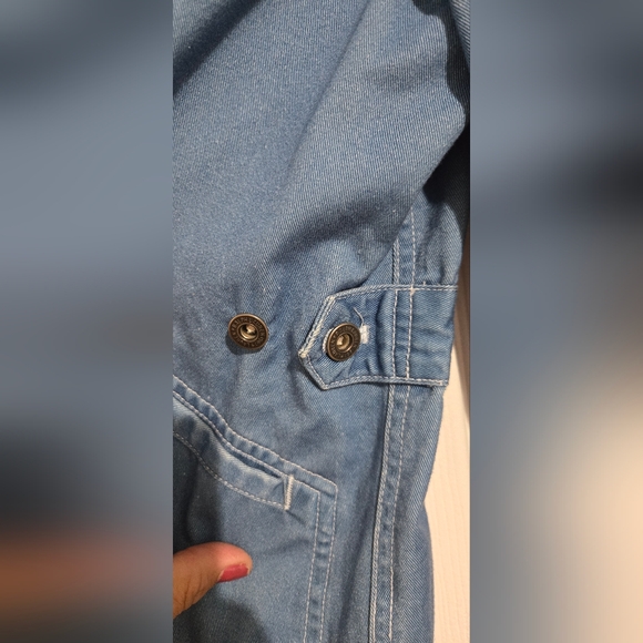 Vintage Lauren R.L. Dry Goods Ralph Lauren Jean Jacket Stone Wash P/M - Picture 3 of 9